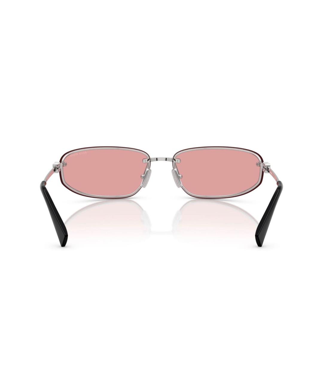 MIU MIU Черные пластиковые солнцезащитные очки, фото 4