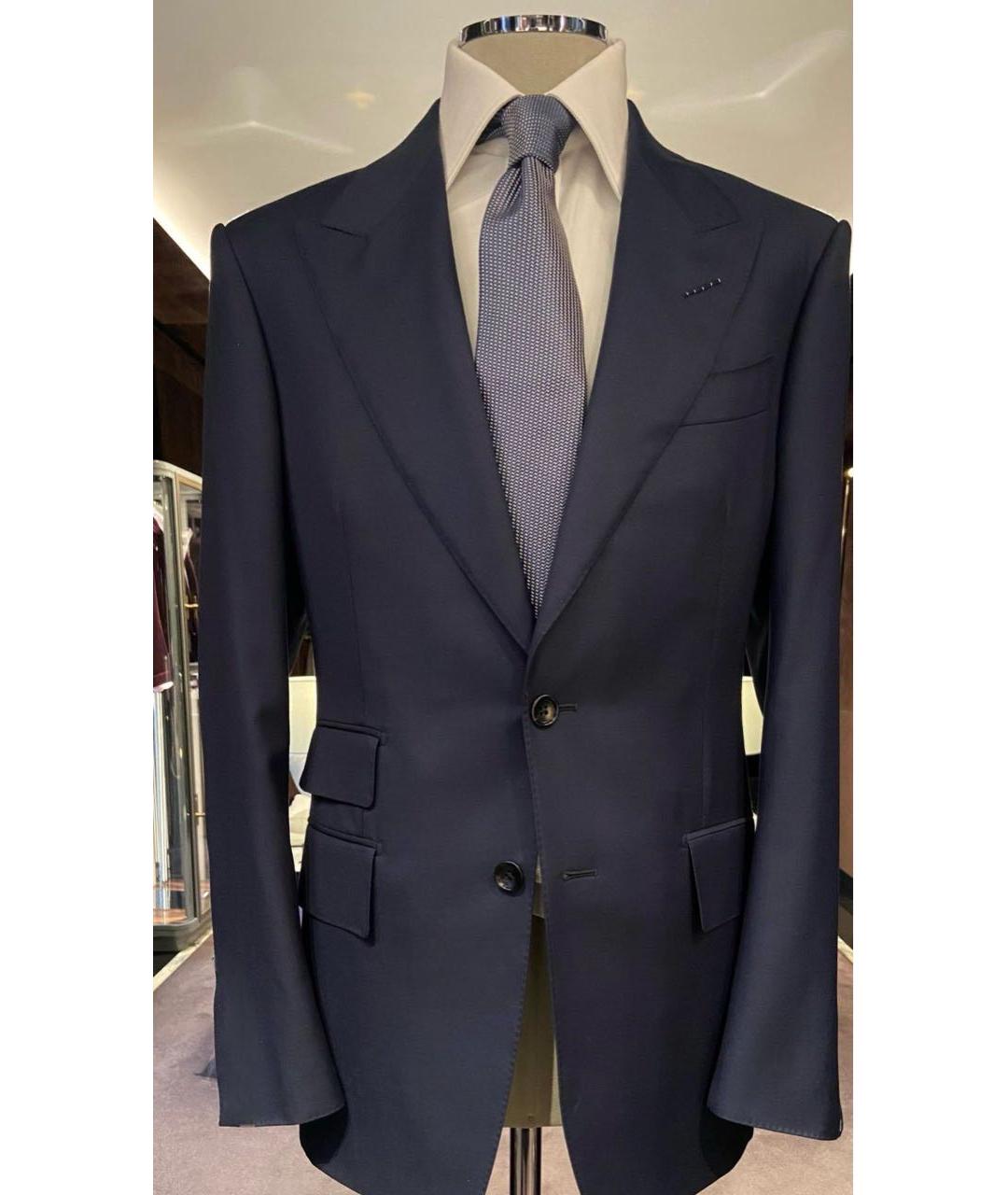 TOM FORD Темно-синий классический костюм, фото 5