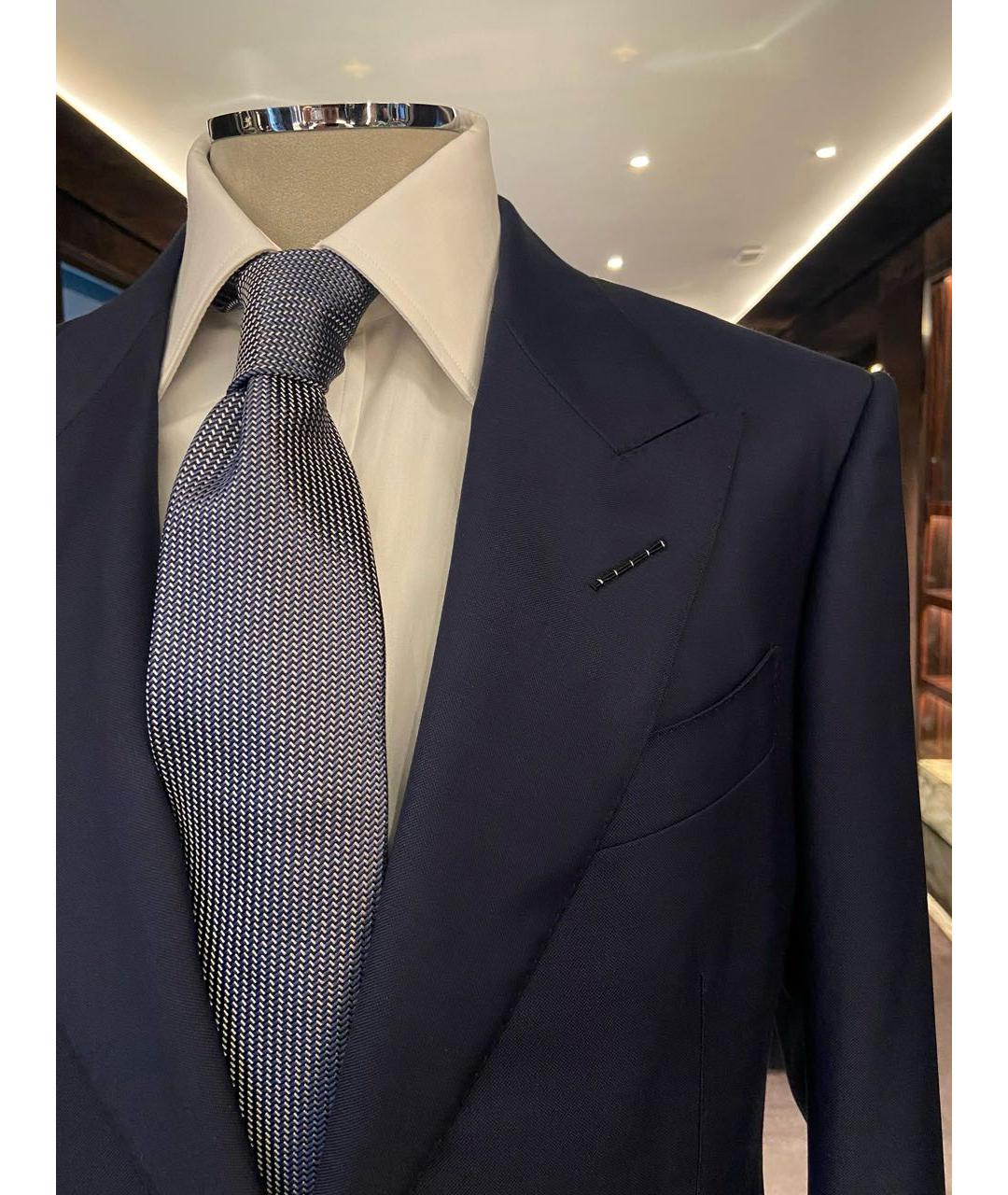 TOM FORD Темно-синий классический костюм, фото 6