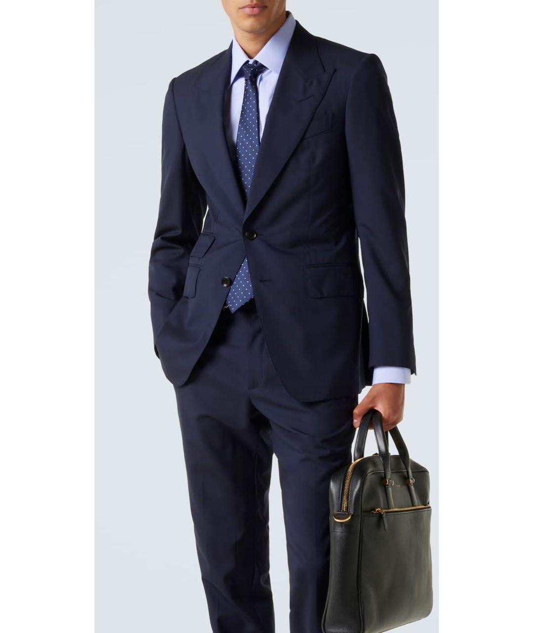 TOM FORD Темно-синий классический костюм, фото 7