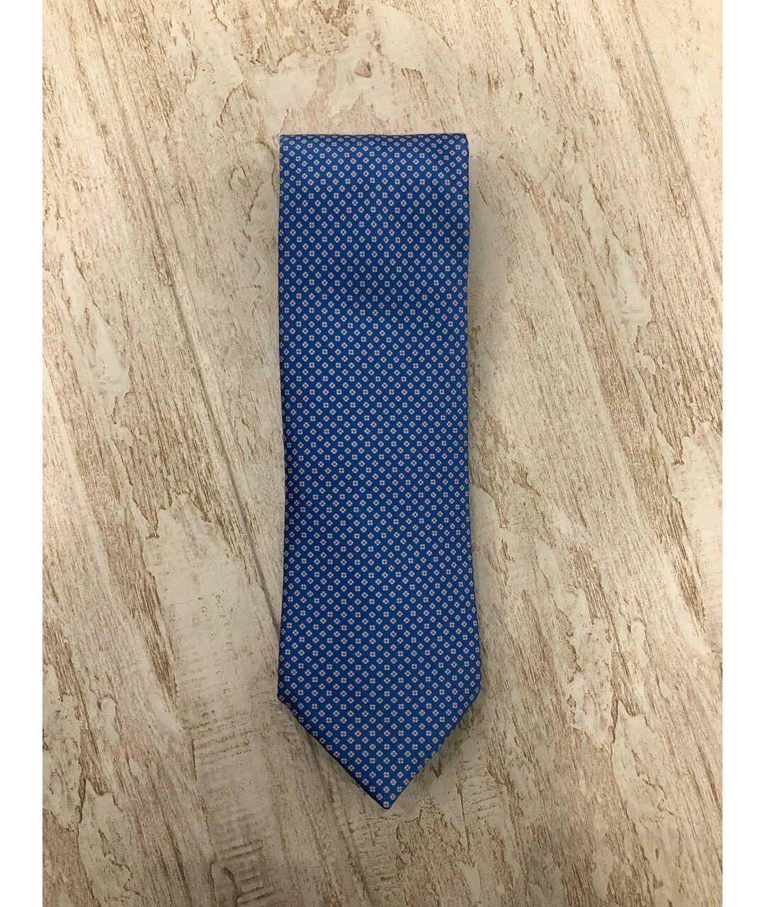 STEFANO RICCI Синий шелковый галстук, фото 7
