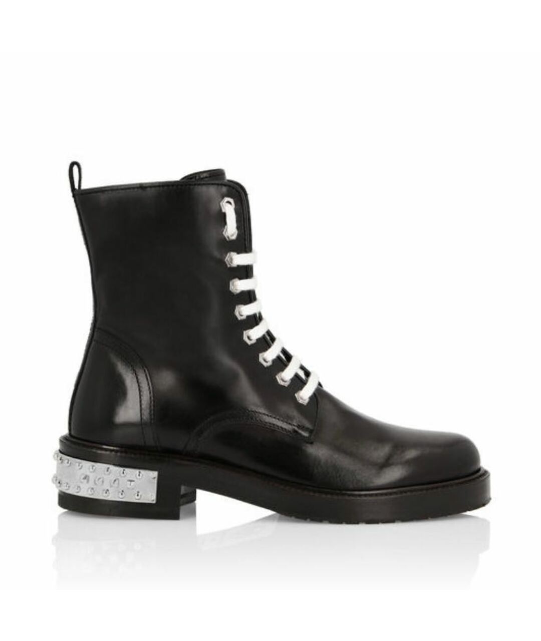PHILIPP PLEIN Черные кожаные ботинки, фото 8