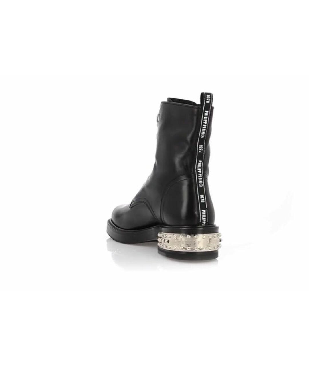 PHILIPP PLEIN Черные кожаные ботинки, фото 4