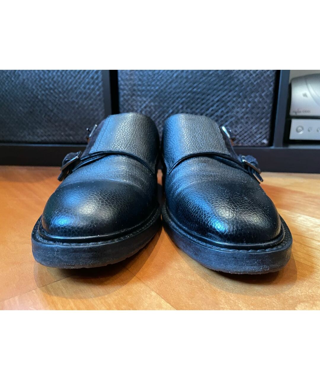 ALEXANDER MCQUEEN Черные кожаные туфли, фото 5