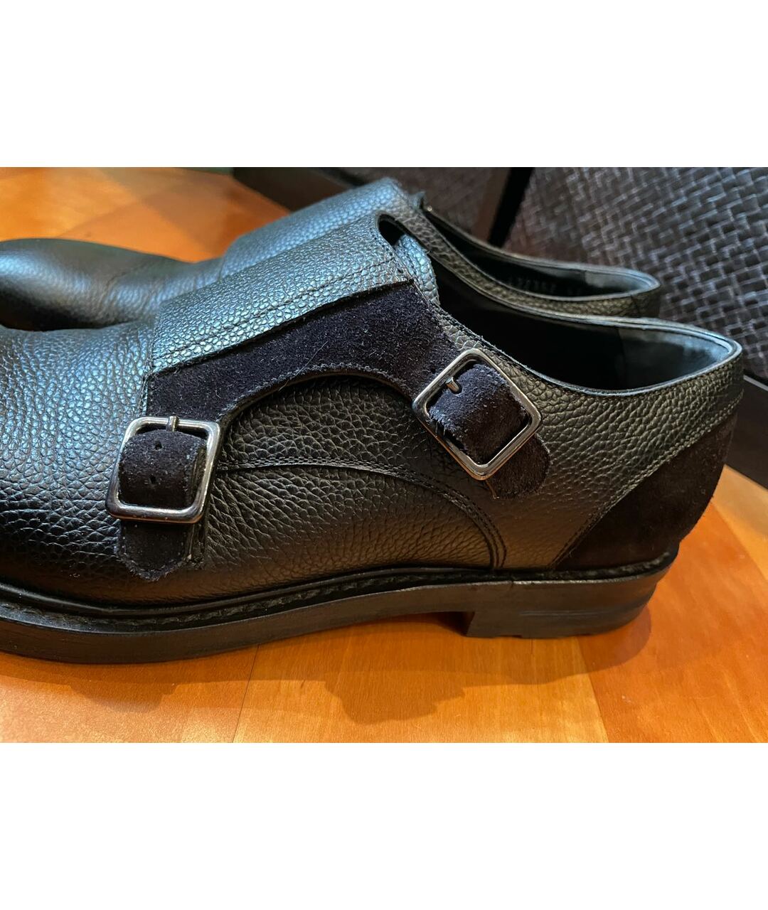 ALEXANDER MCQUEEN Черные кожаные туфли, фото 7