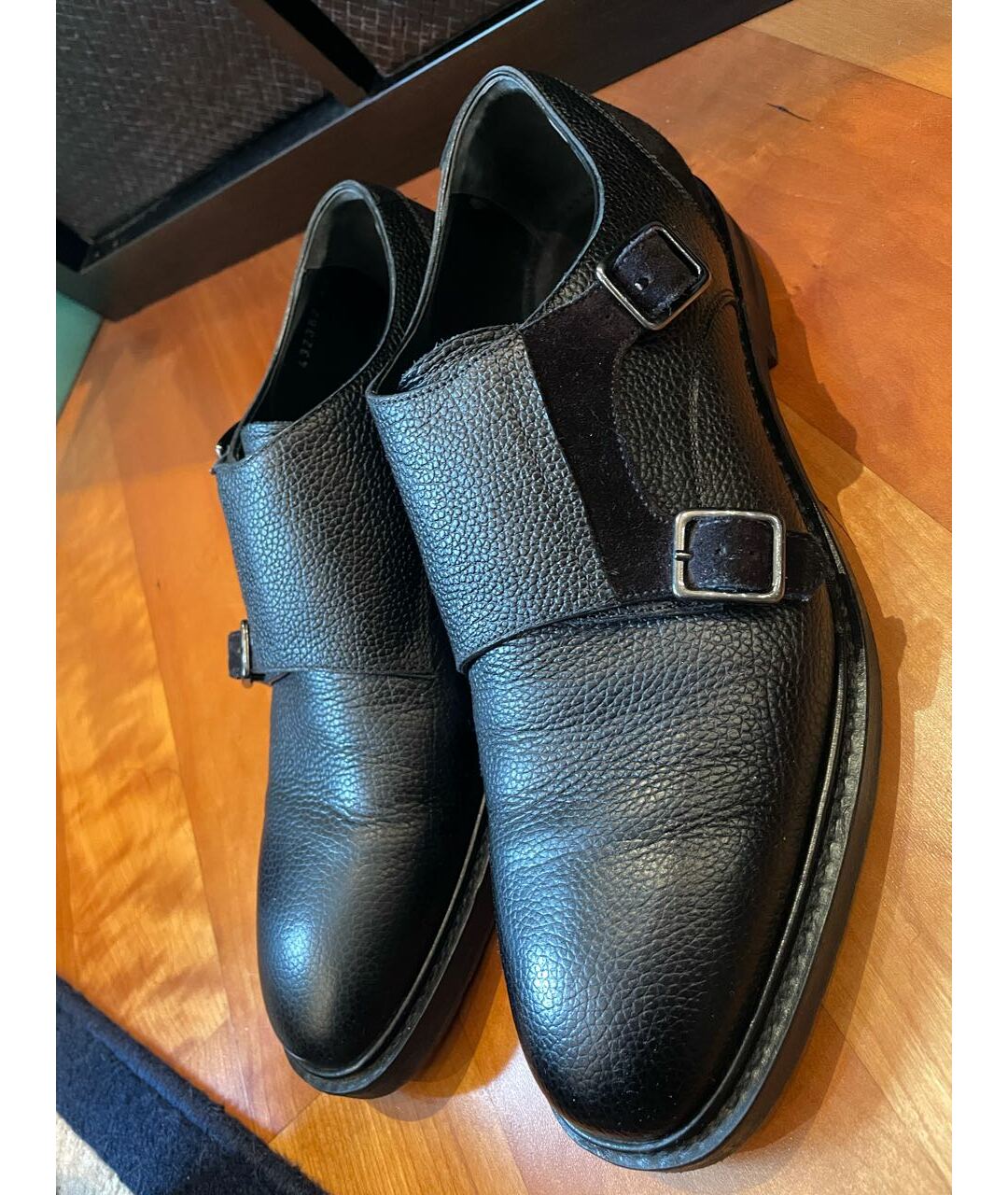 ALEXANDER MCQUEEN Черные кожаные туфли, фото 3