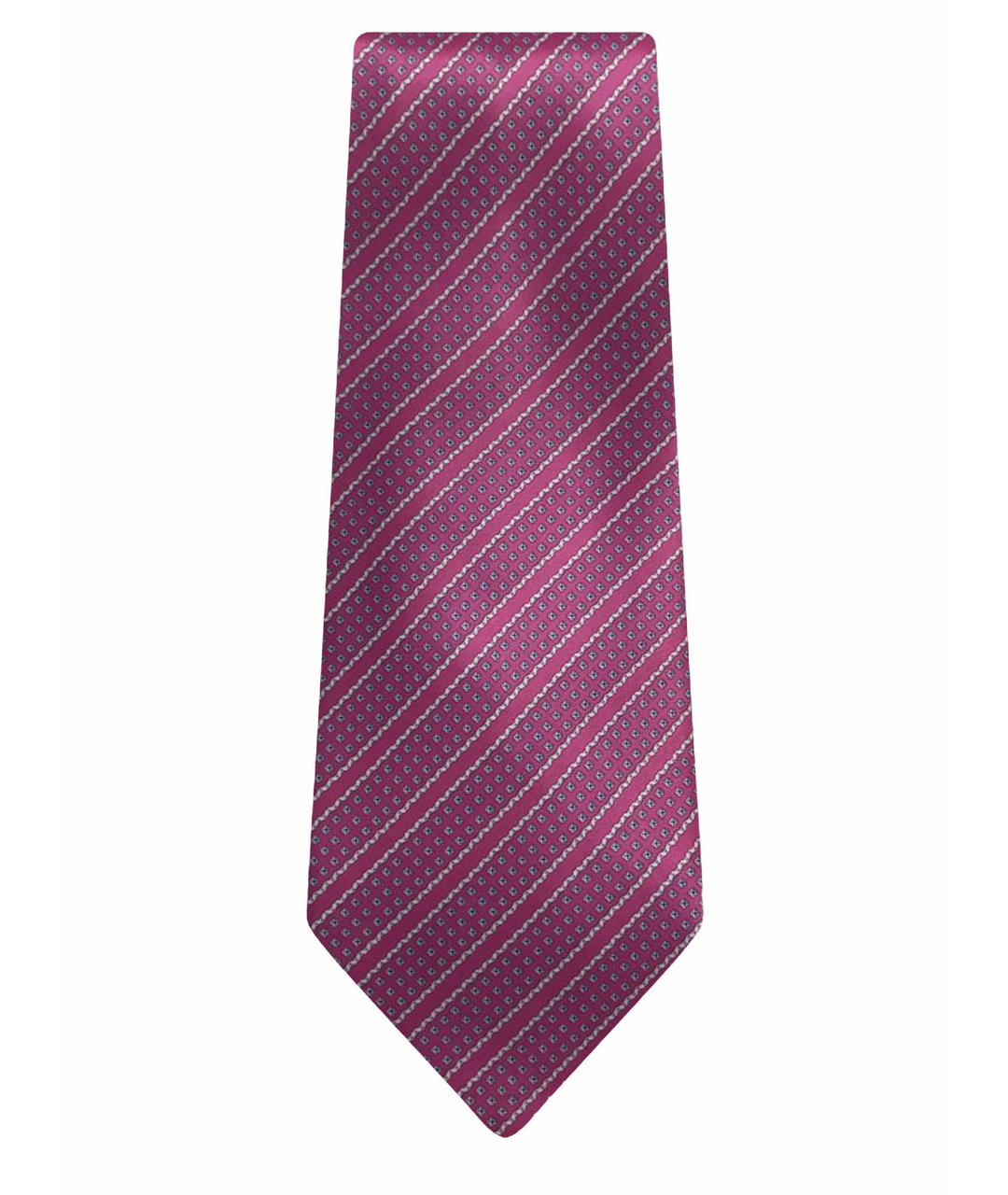 STEFANO RICCI Розовый шелковый галстук, фото 1
