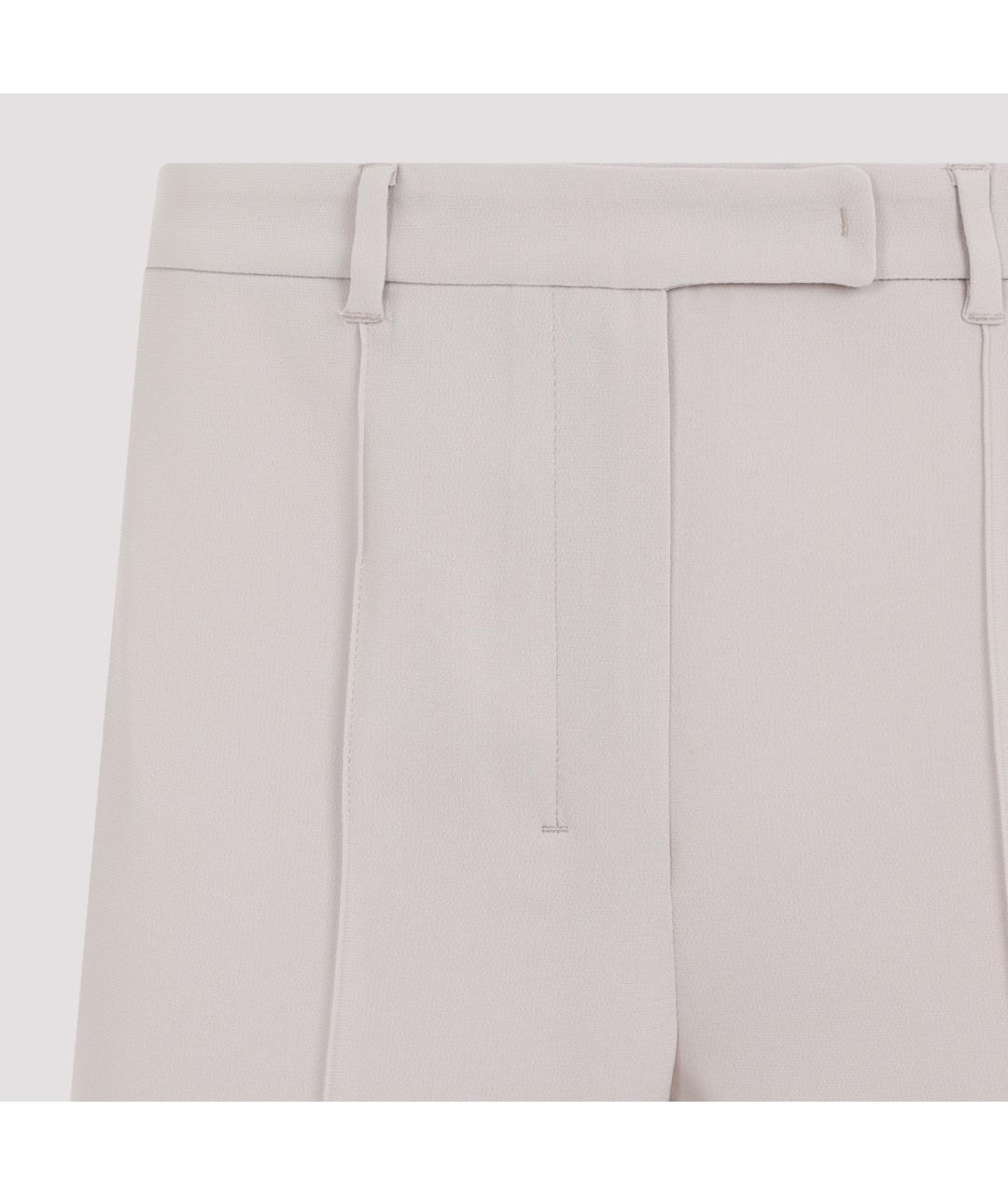 'S MAX MARA Серые прямые брюки, фото 3