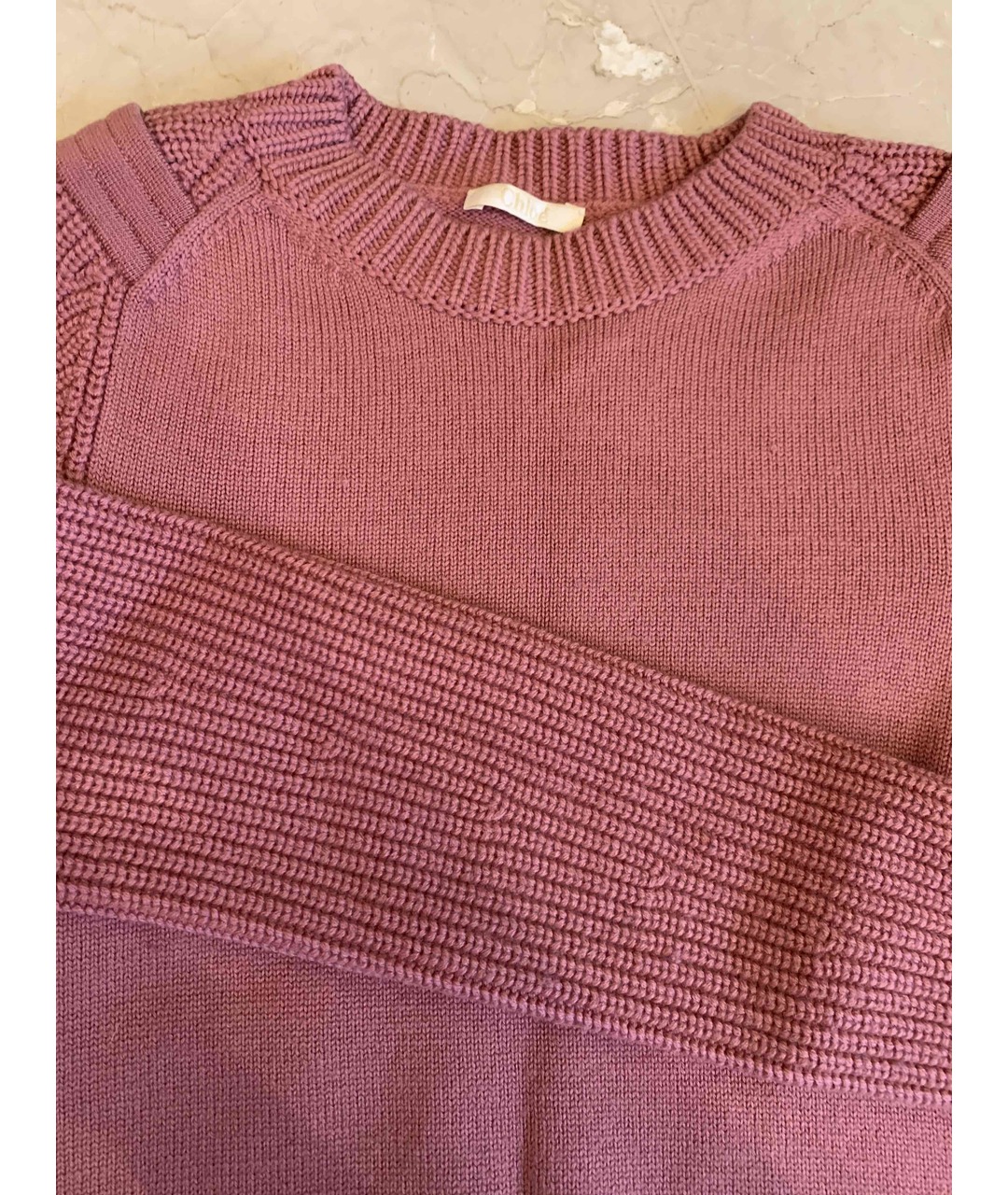CHLOE Розовый шерстяной джемпер / свитер, фото 4