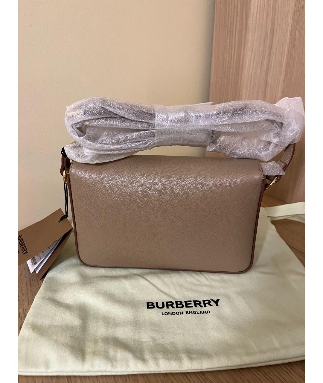 BURBERRY Бежевая сумка через плечо, фото 3