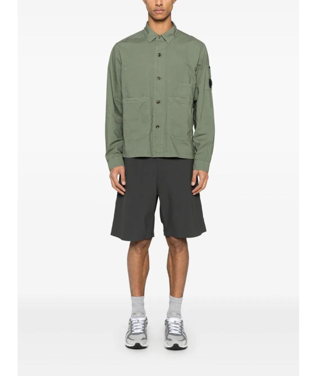 CP COMPANY Зеленая кэжуал рубашка, фото 2