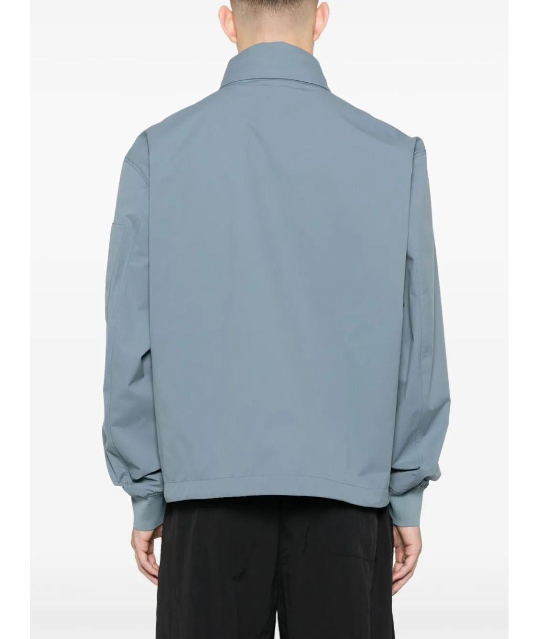 CP COMPANY Голубая полиэстеровая куртка, фото 4