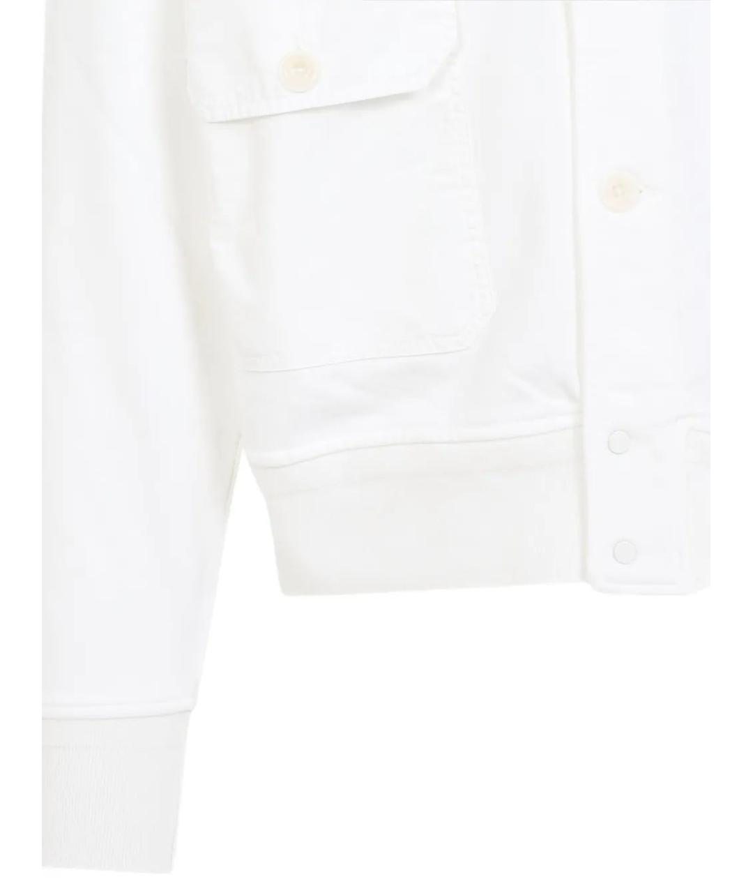 CP COMPANY Белая хлопковая куртка, фото 4