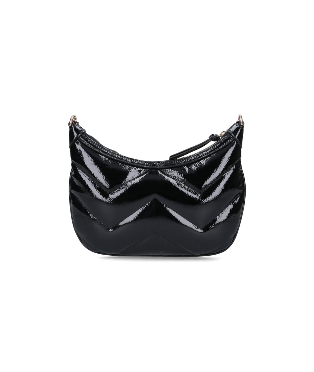 GUCCI Черная кожаная сумка через плечо, фото 3