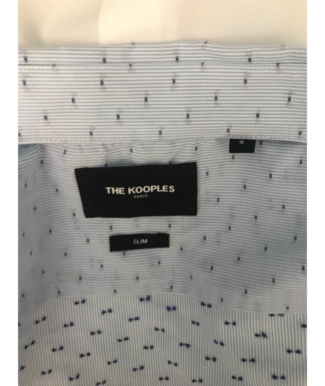 THE KOOPLES Голубая хлопковая классическая рубашка, фото 4