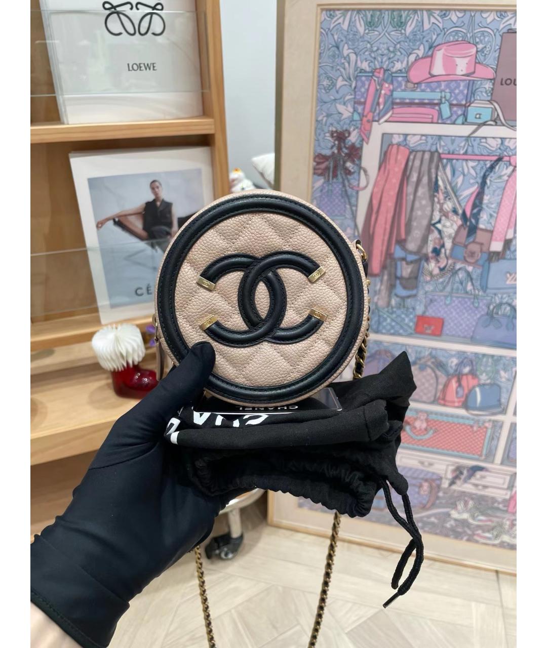 CHANEL Кожаная сумка через плечо, фото 8