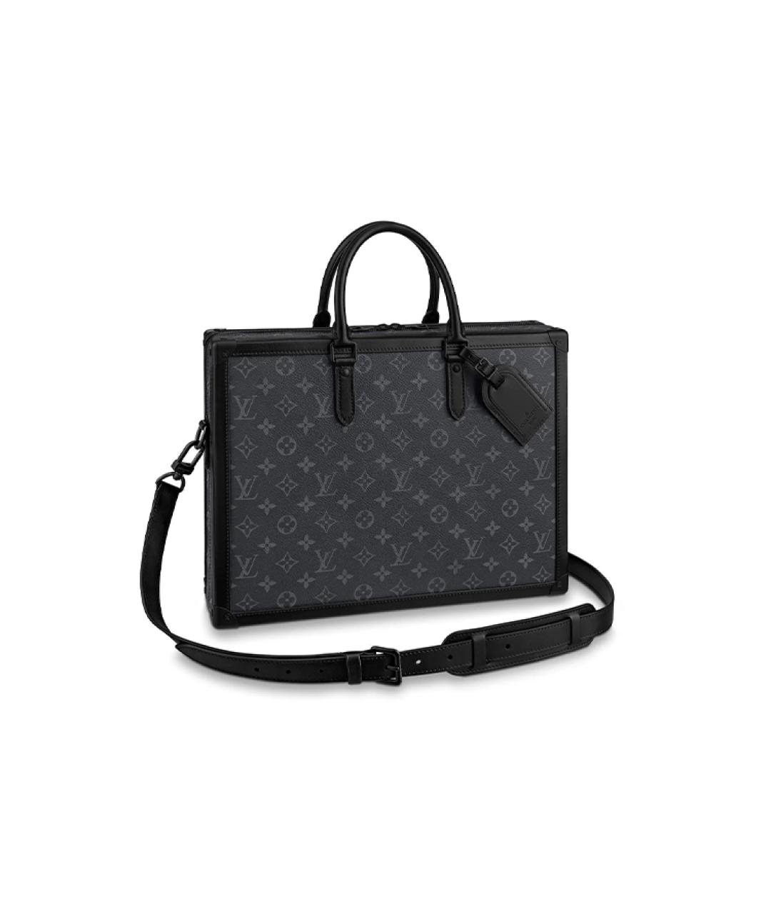 LOUIS VUITTON Черная сумка на плечо, фото 4