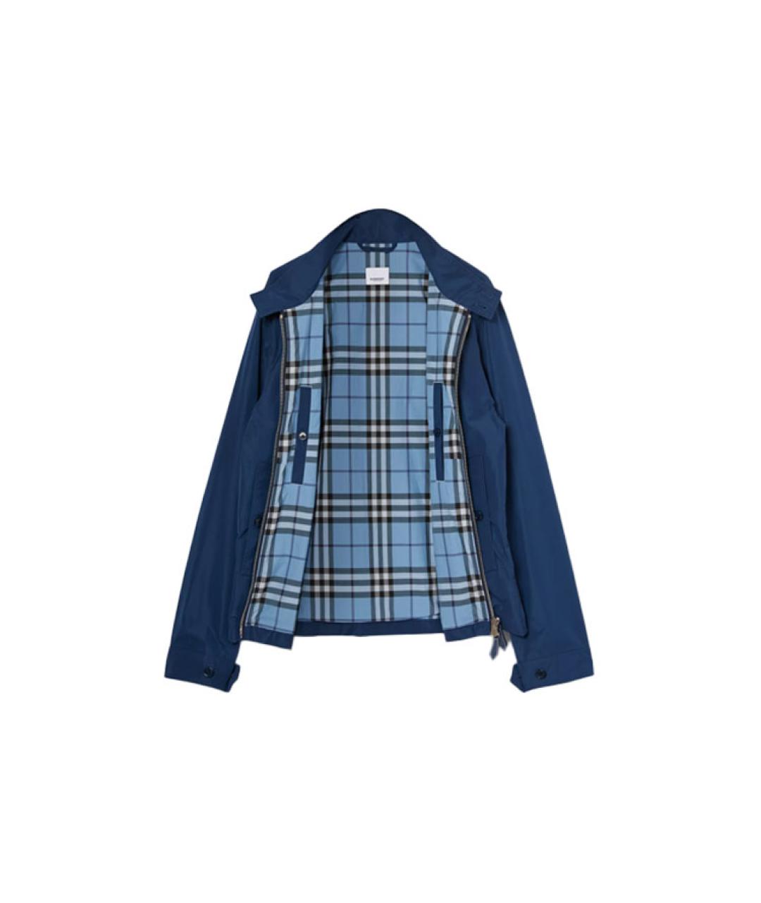 BURBERRY Синяя куртка, фото 2