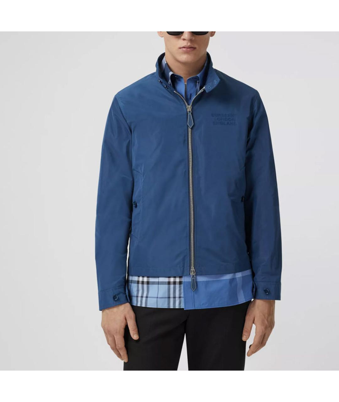 BURBERRY Синяя куртка, фото 5