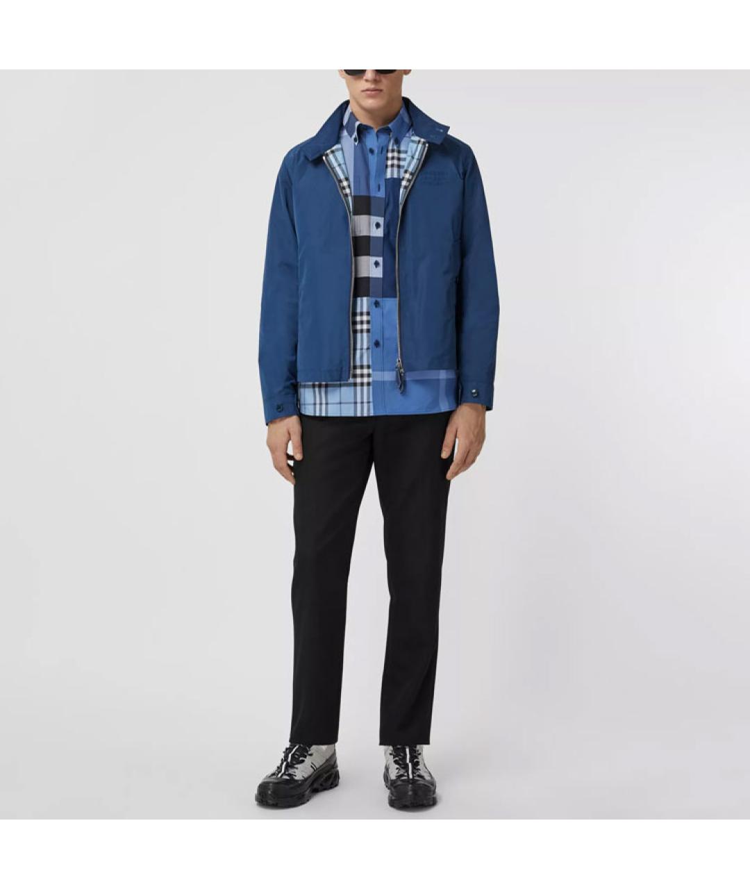 BURBERRY Синяя куртка, фото 3