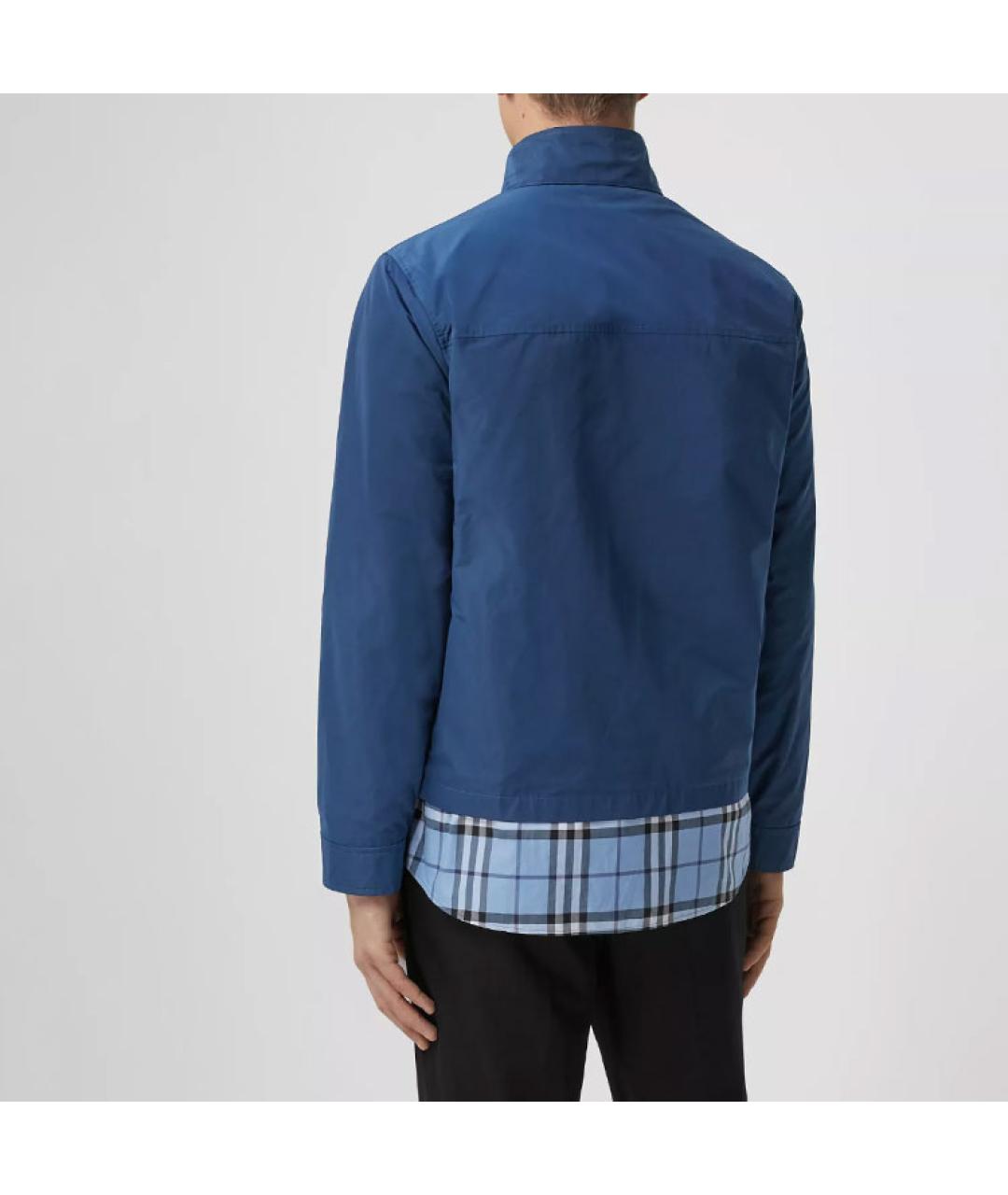 BURBERRY Синяя куртка, фото 4