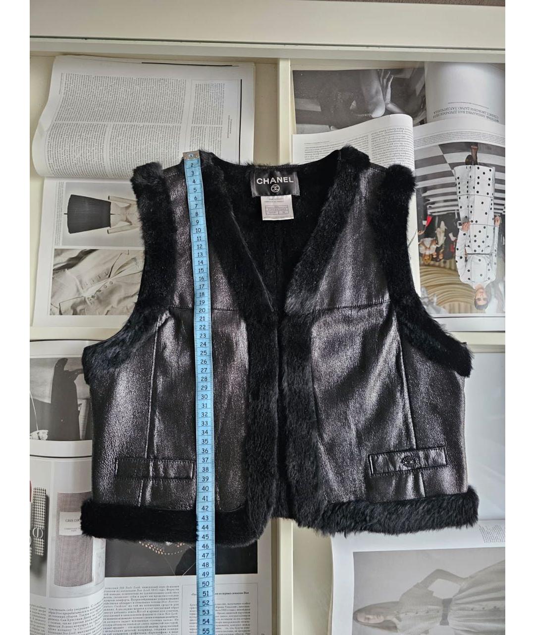 CHANEL Черный жилет, фото 4