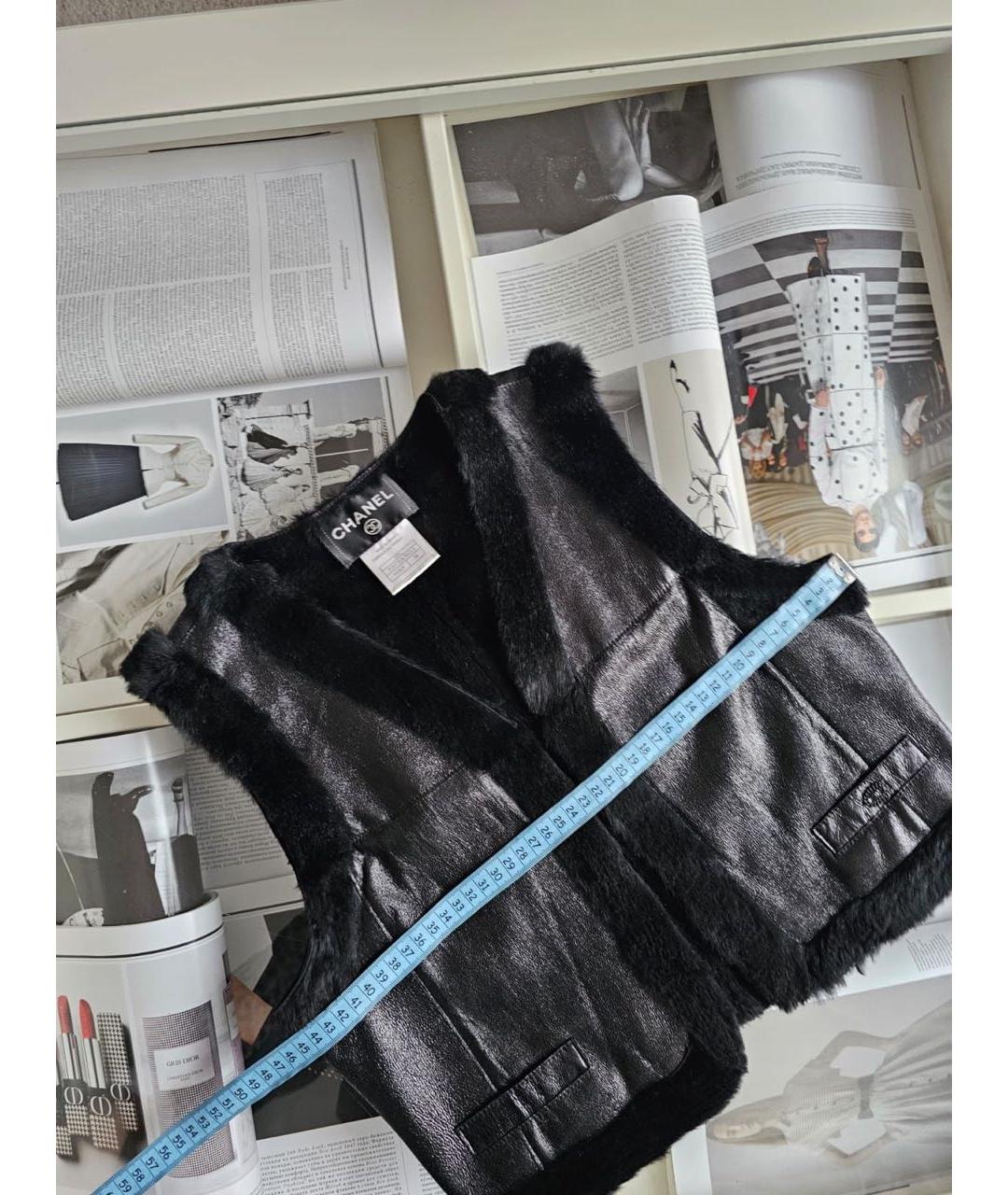 CHANEL Черный жилет, фото 3