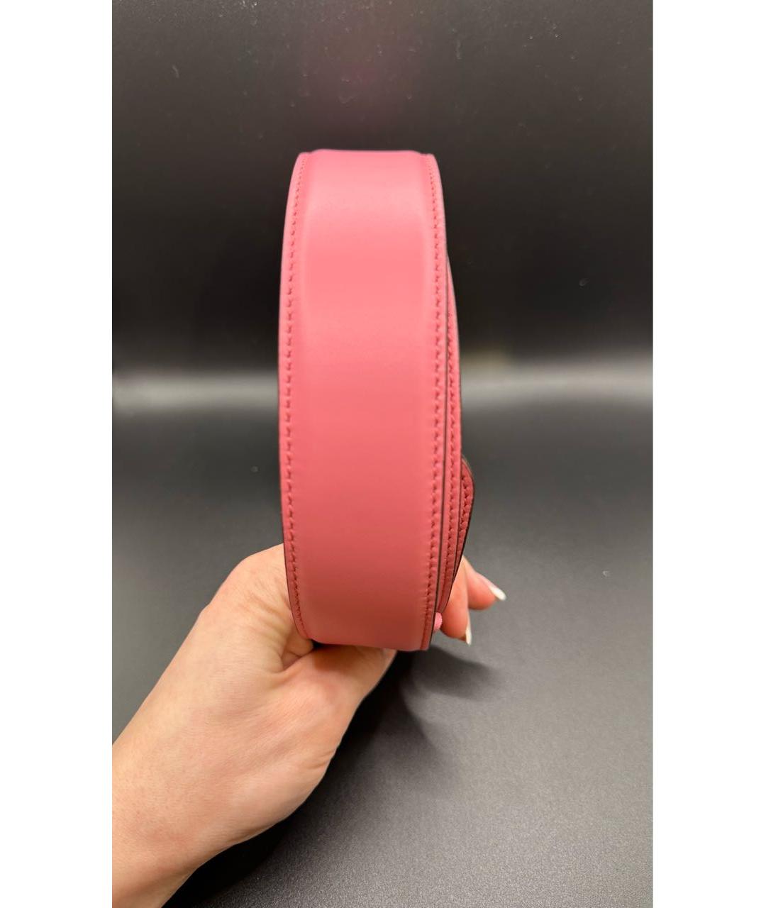 GUCCI Розовый кожаный ремень, фото 4