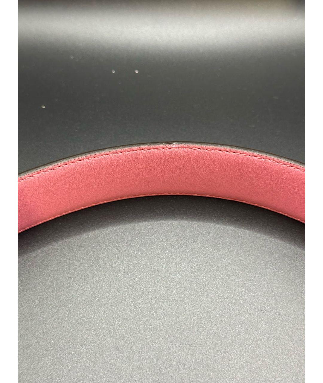 GUCCI Розовый кожаный ремень, фото 6
