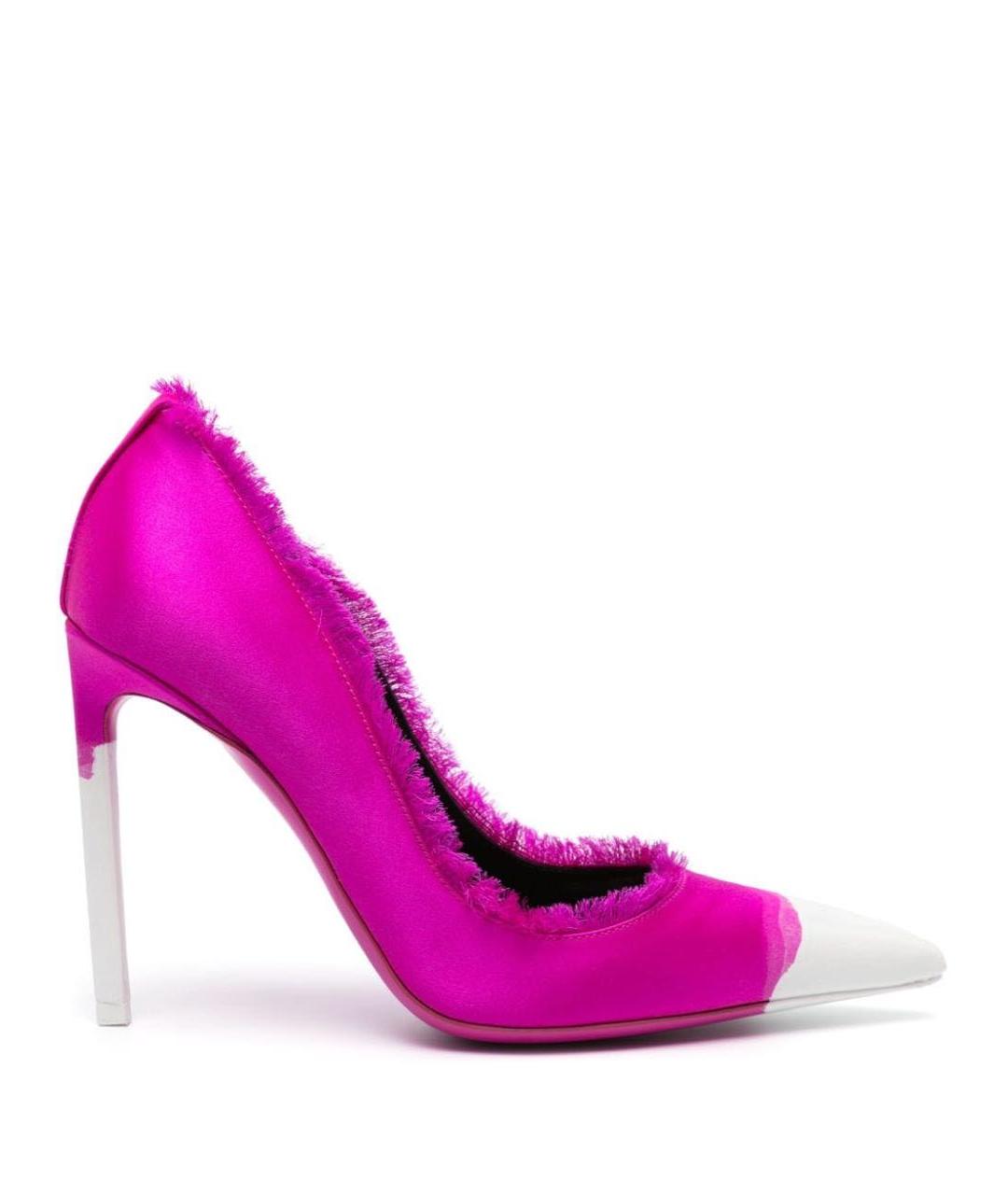 TOM FORD Фуксия текстильные туфли, фото 5
