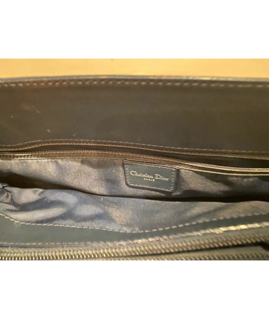 CHRISTIAN DIOR PRE-OWNED Синяя тканевая сумка тоут, фото 5