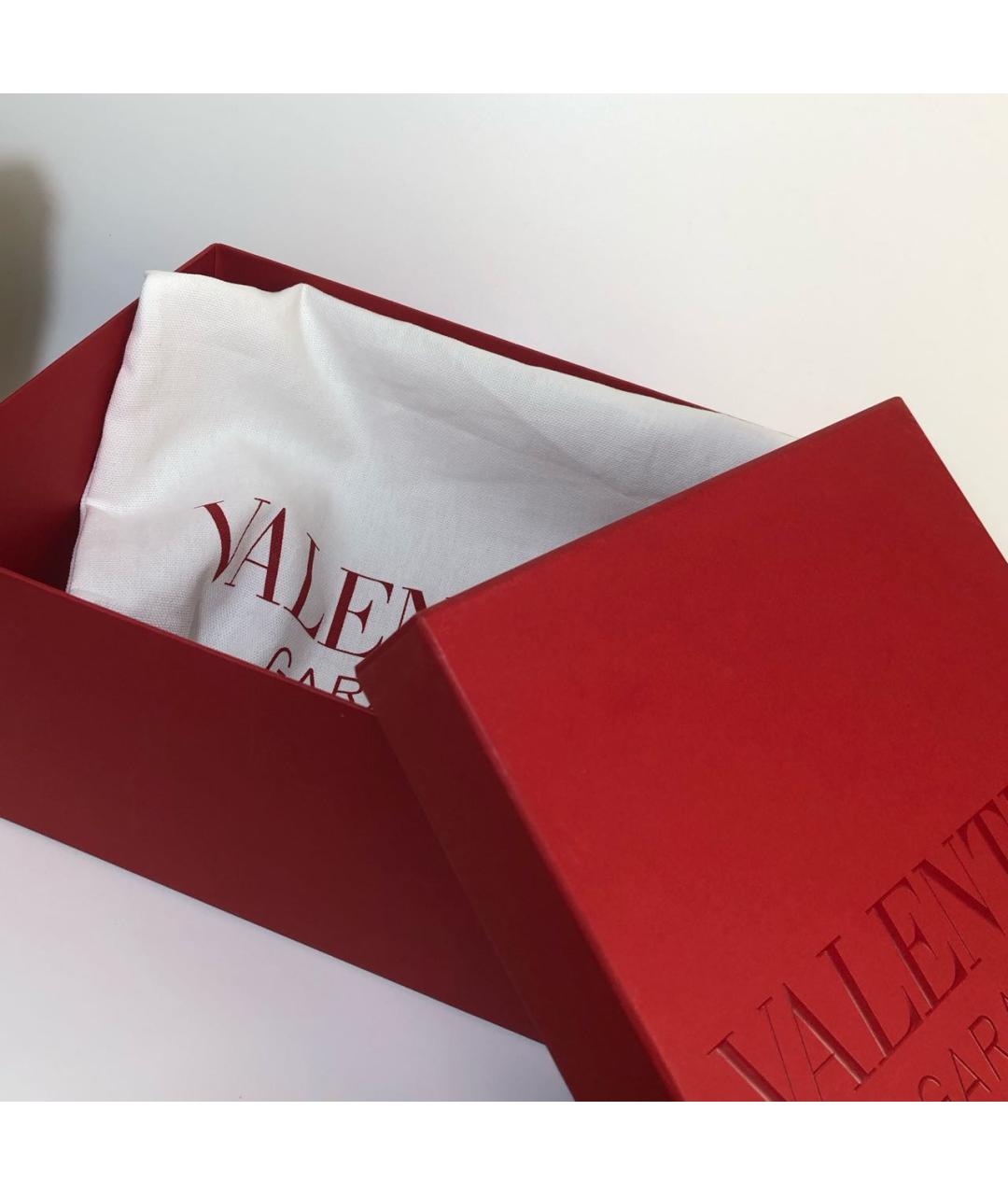 VALENTINO Черная кожаная сумка через плечо, фото 6