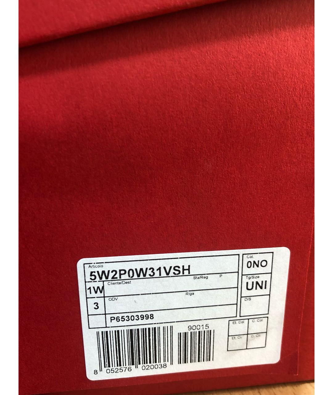 VALENTINO Черная кожаная сумка через плечо, фото 7