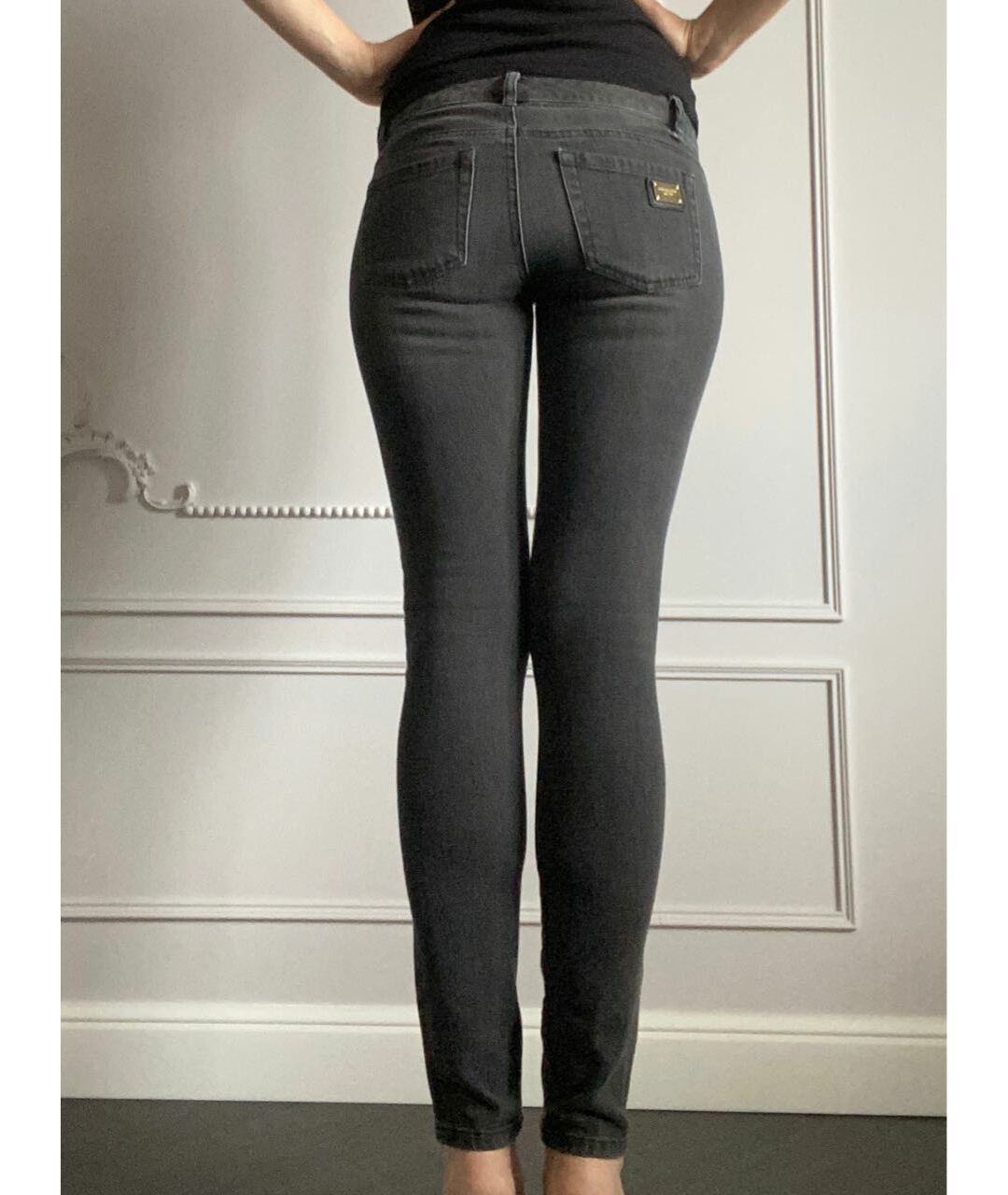 MICHAEL KORS Серые хлопковые джинсы слим, фото 2