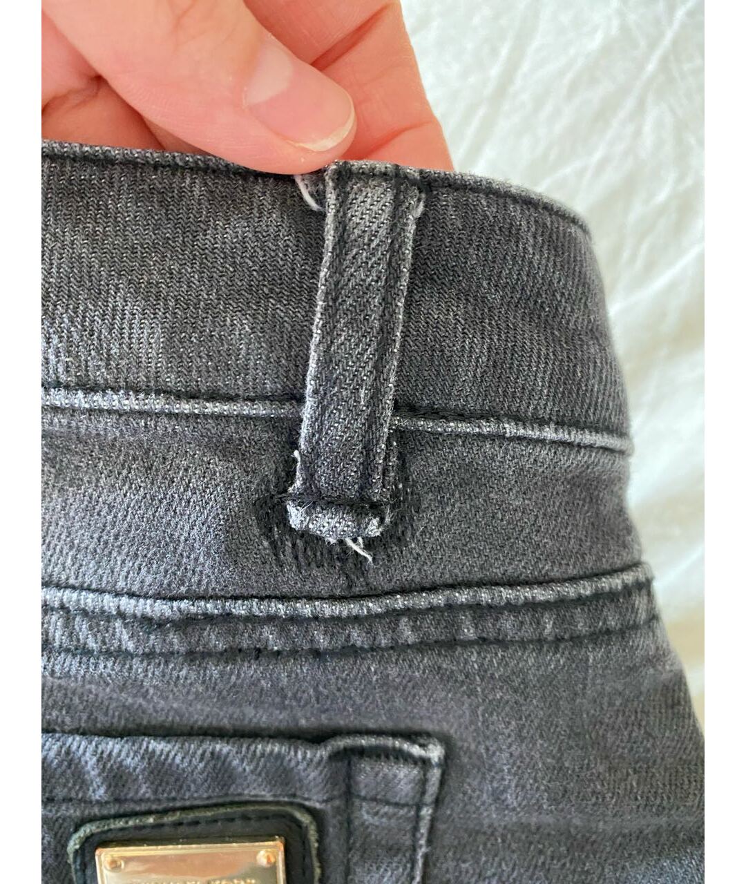 MICHAEL KORS Серые хлопковые джинсы слим, фото 6