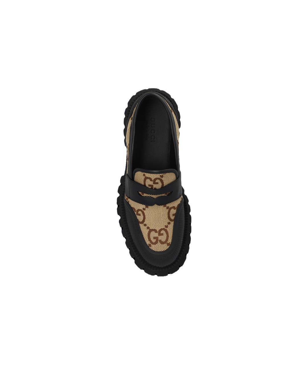 GUCCI Черные лоферы, фото 3