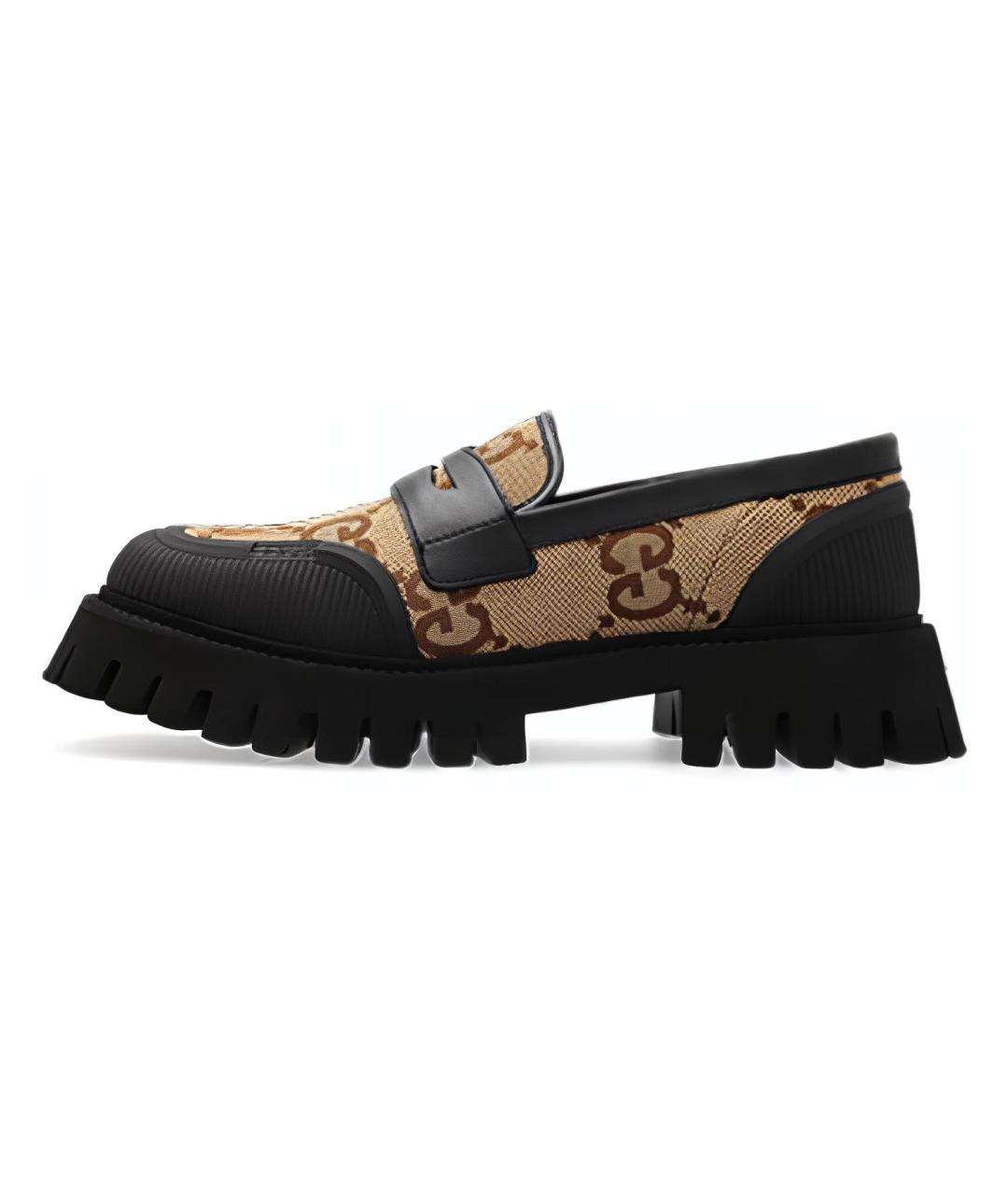GUCCI Черные лоферы, фото 2