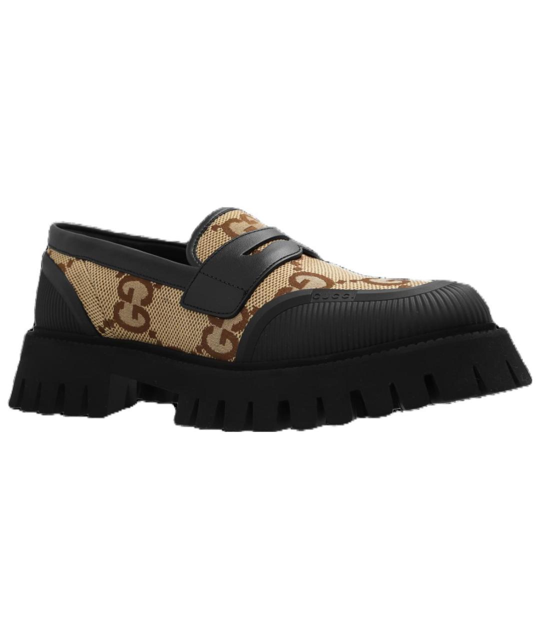 GUCCI Черные лоферы, фото 4