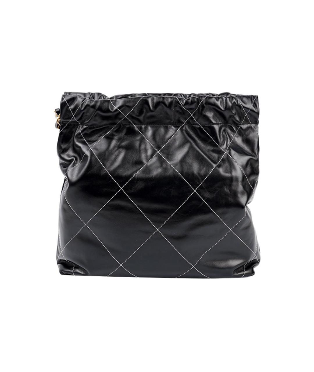 CHANEL Черная кожаная сумка через плечо, фото 3