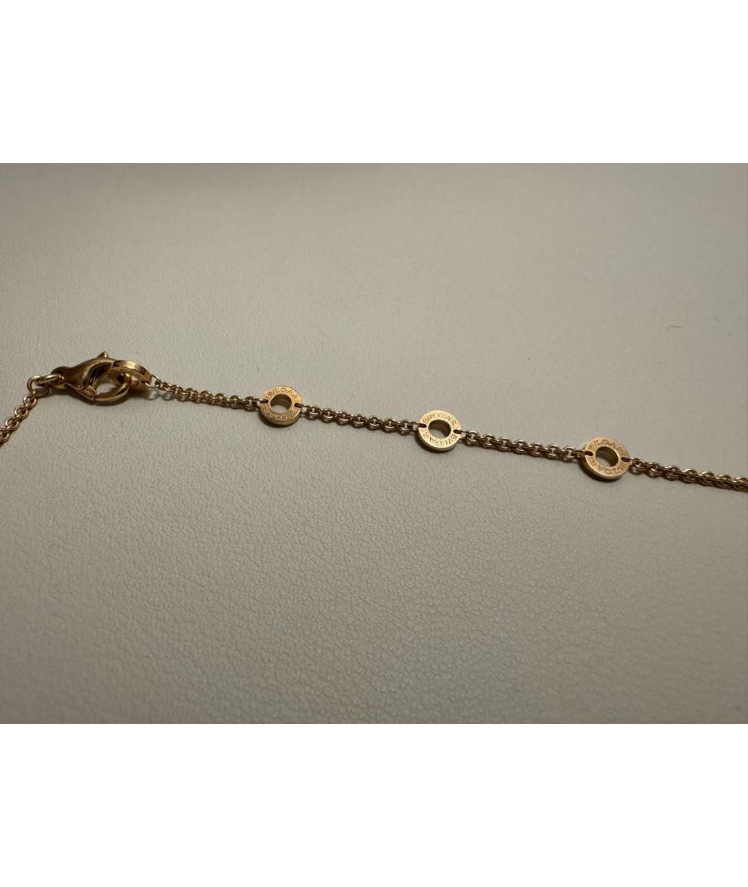 BVLGARI Белое колье из розового золота, фото 3