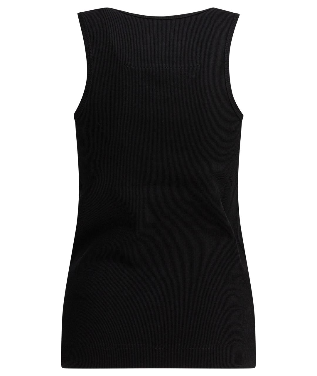 GIVENCHY Черная хлопковая майка, фото 2