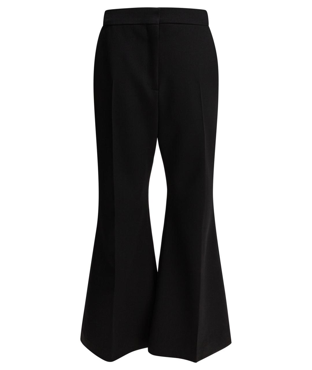 GIVENCHY Черные шерстяные прямые брюки, фото 1