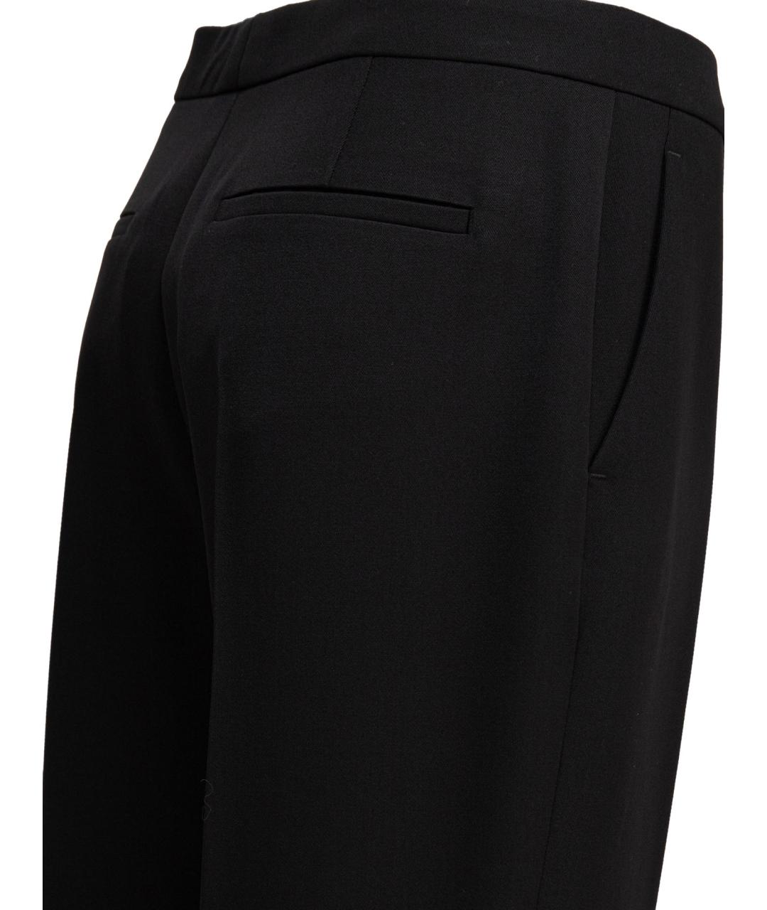 GIVENCHY Черные шерстяные прямые брюки, фото 4