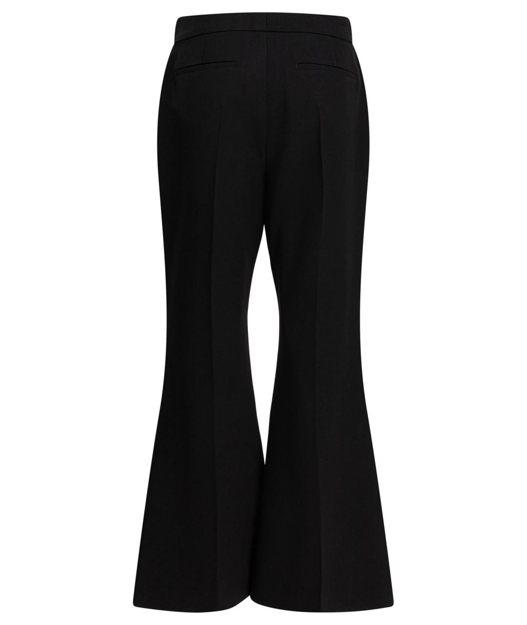 GIVENCHY Черные шерстяные прямые брюки, фото 2