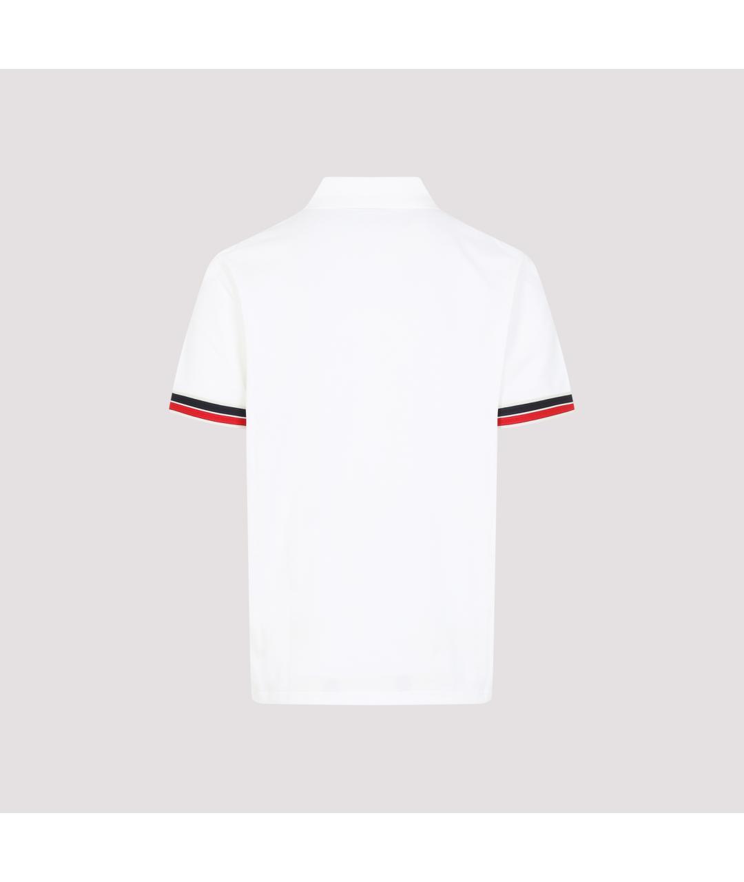MONCLER Белая хлопковая футболка, фото 3