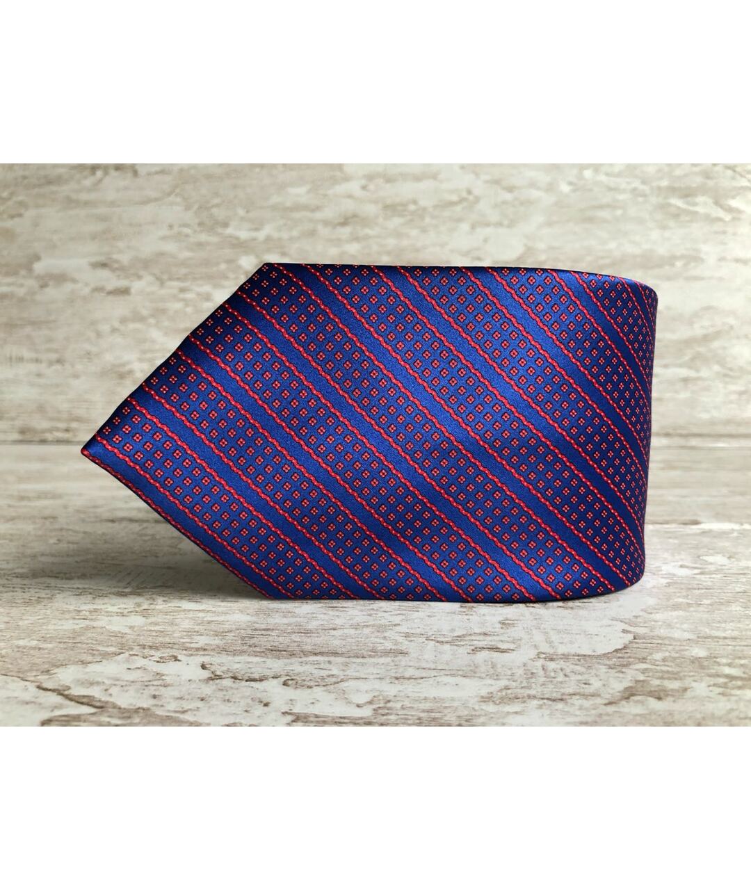 STEFANO RICCI Фиолетовый шелковый галстук, фото 5