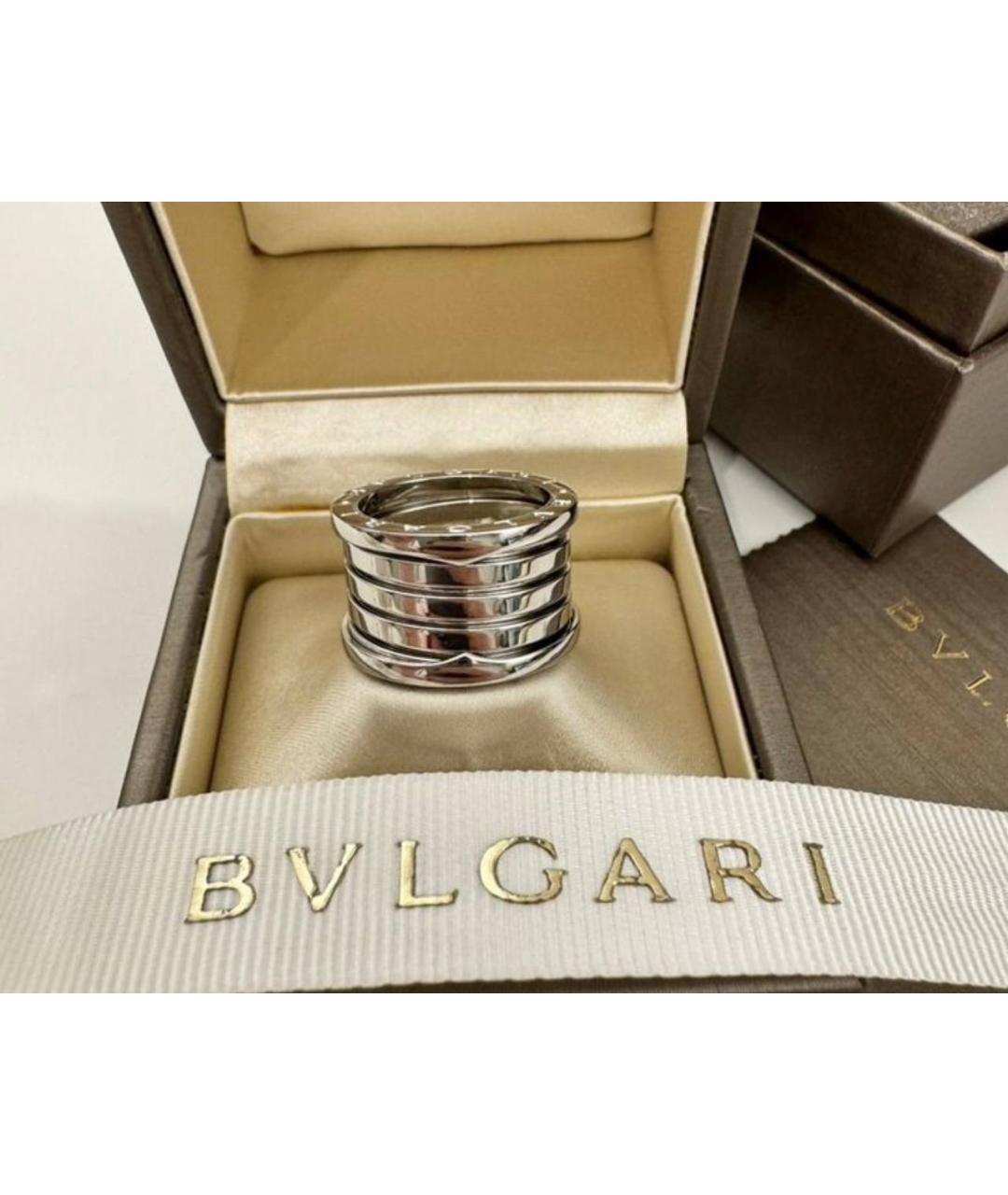 BVLGARI Серебряное кольцо из белого золота, фото 9