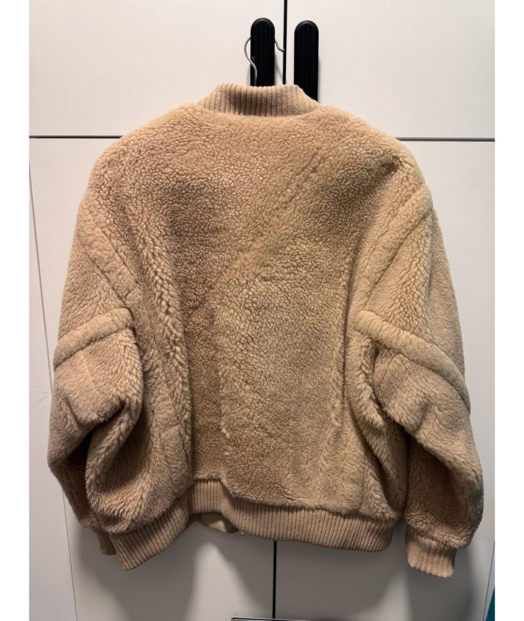 MAX MARA Бежевая шерстяная куртка, фото 2