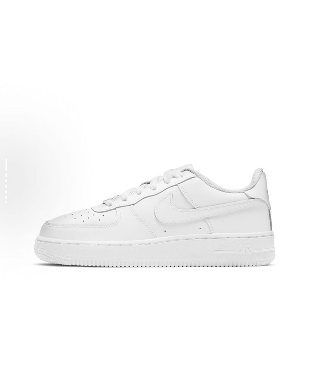 NIKE Белые кроссовки из искусственной кожи, фото 7