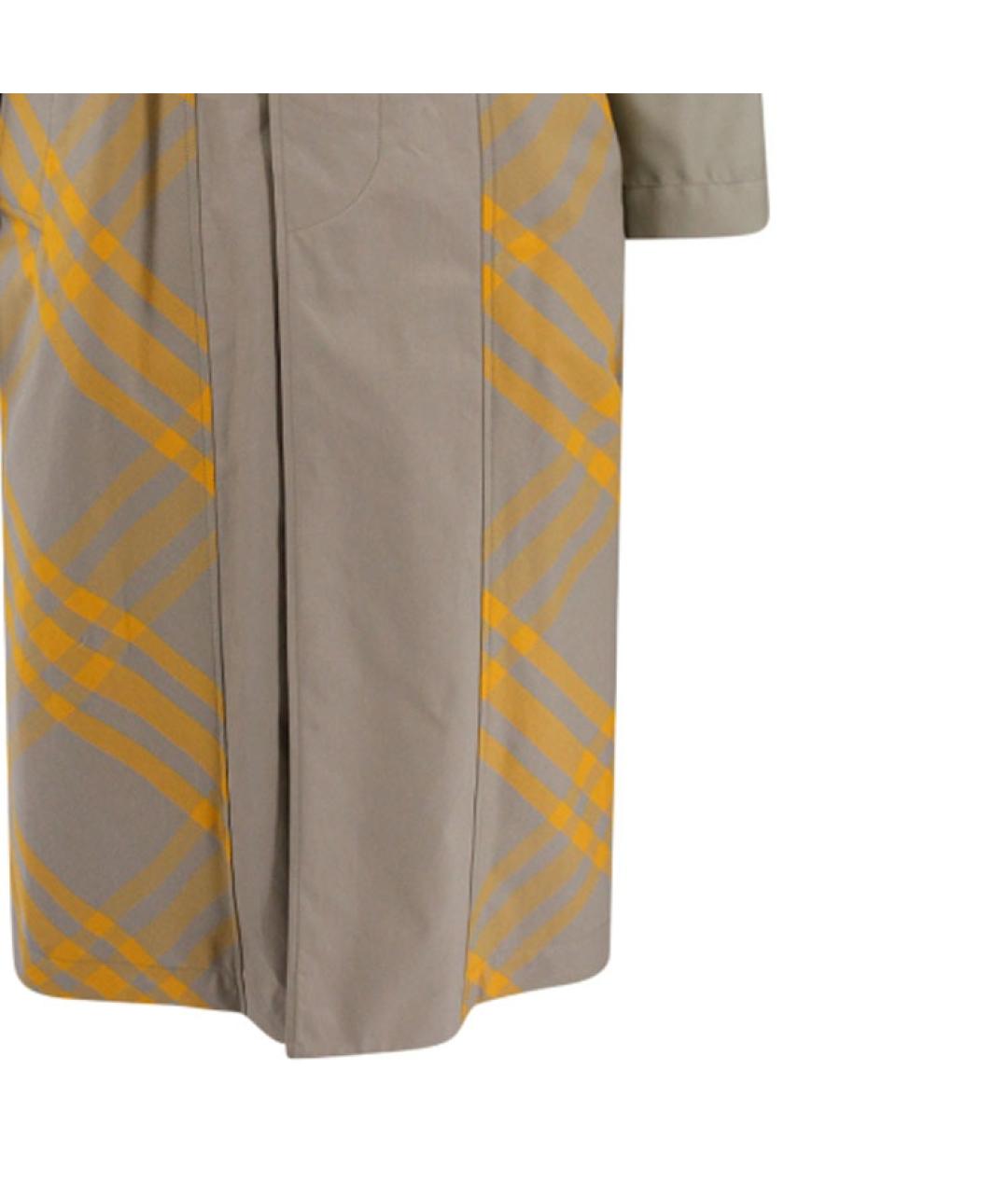 BURBERRY Серый тренч / плащ, фото 4